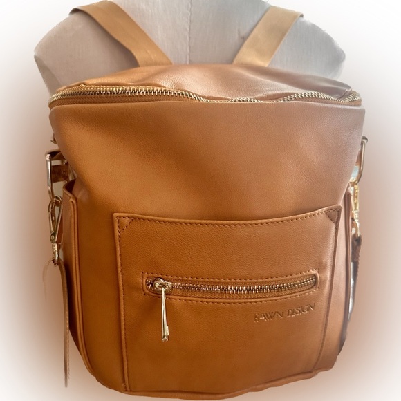 Fawn Mini Diaper Bag- Brown - Picture 1 of 5